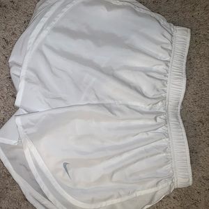 BRAND NEW White Nike running shorts